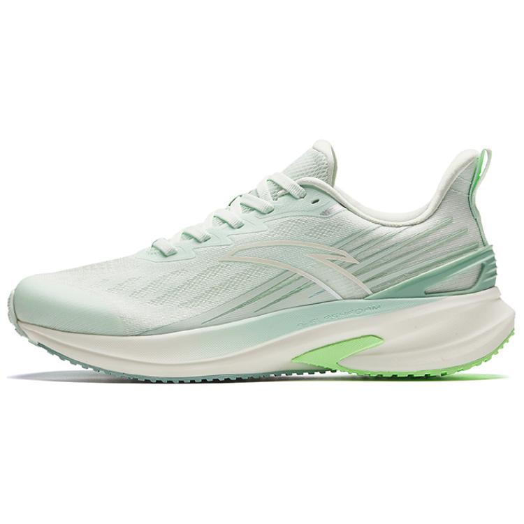 Anta Shock Absorbers Slip Resistant Abrasion Resistant Low top Running Shoes Women's White Cyan