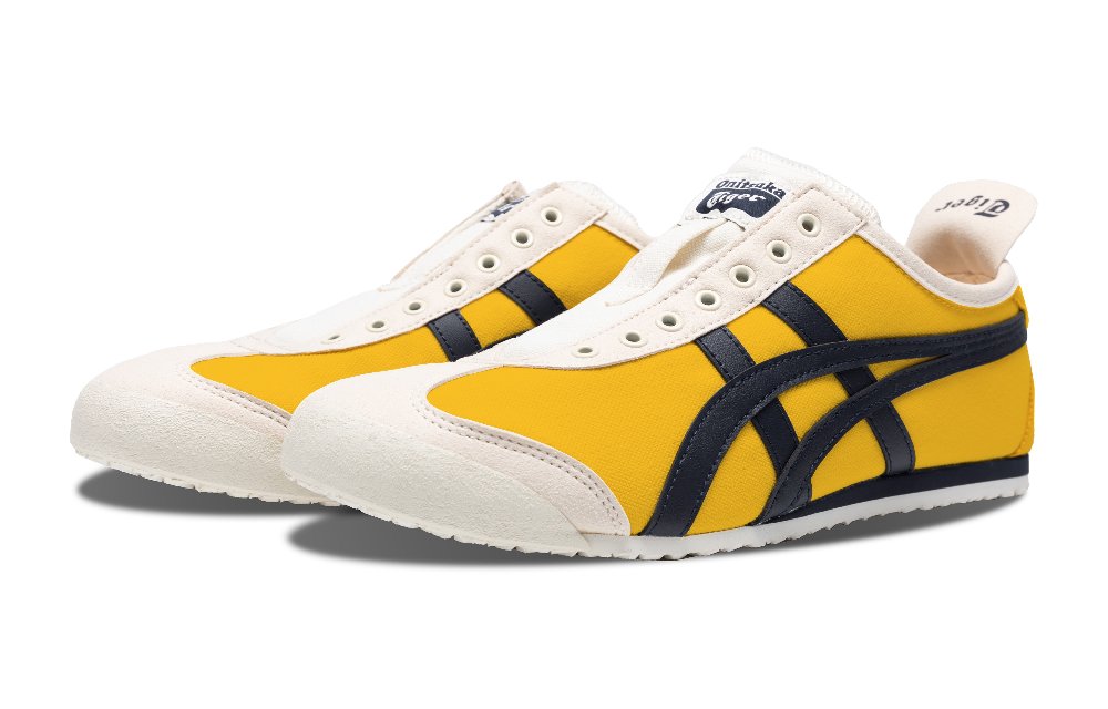 Onitsuka Tiger MEXICO 66 Durable Coverage Moisture-Wicking Low-Top Casual Shoes Unisex Beige Yellow Black