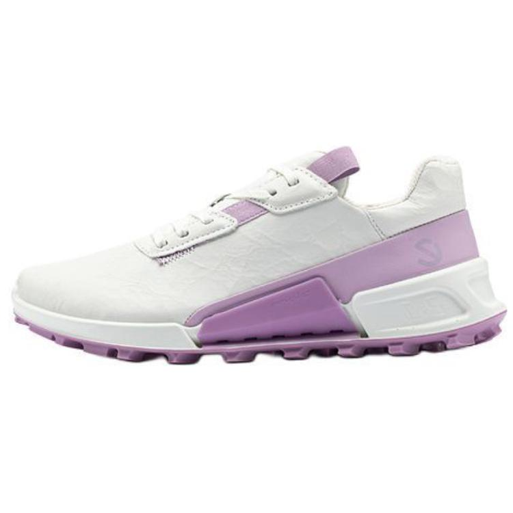 Ecco Wear-resistant And Lightweight Low-Top Casual Shoes Women's White/Lavender