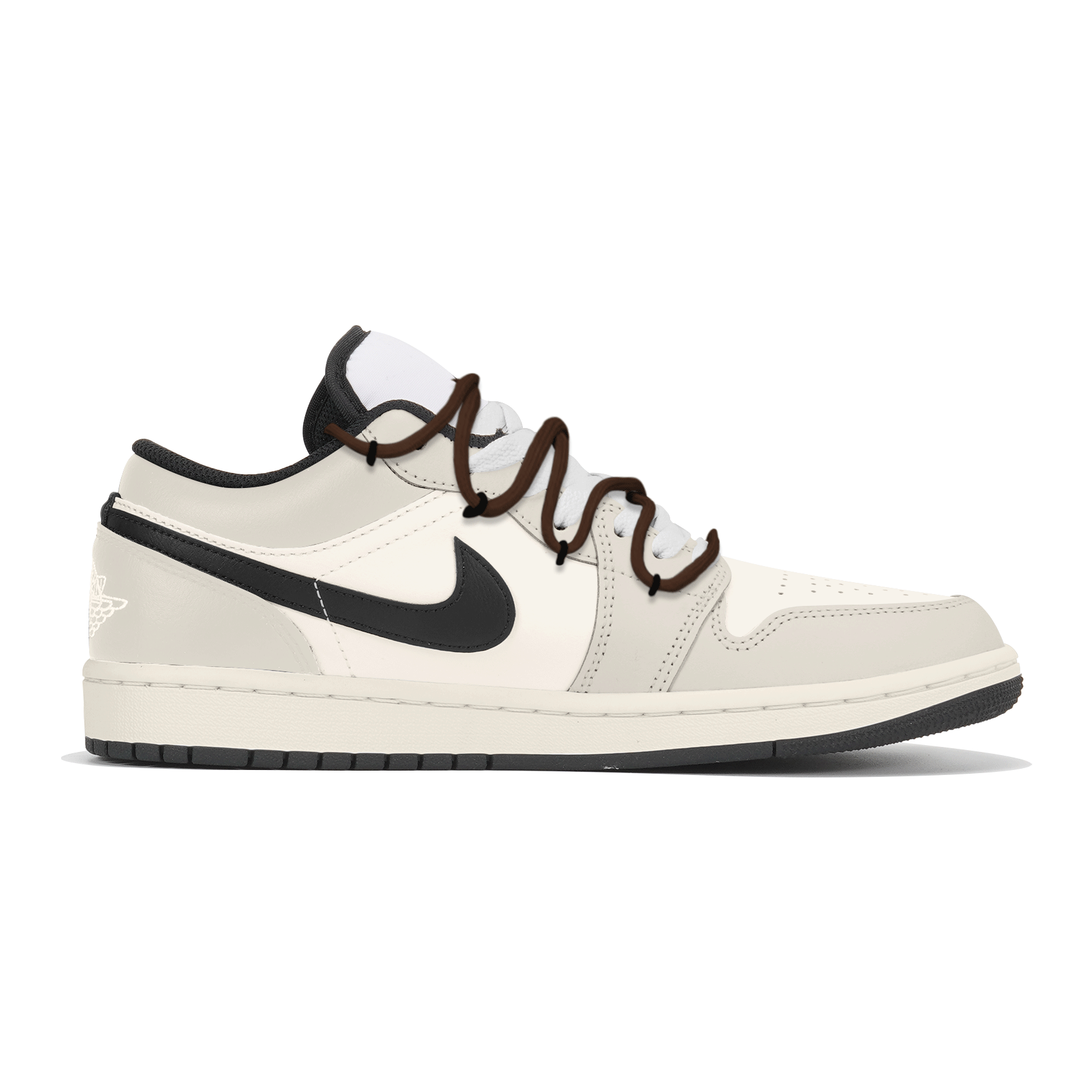 Jordan Air Jordan 1 Tri-Experimental Laboratory Durable Breathable Low-Top Vintage Basketball Shoes Men's Ecru купить в интернет-магазине Yoocart с быстрой доставкой по России.