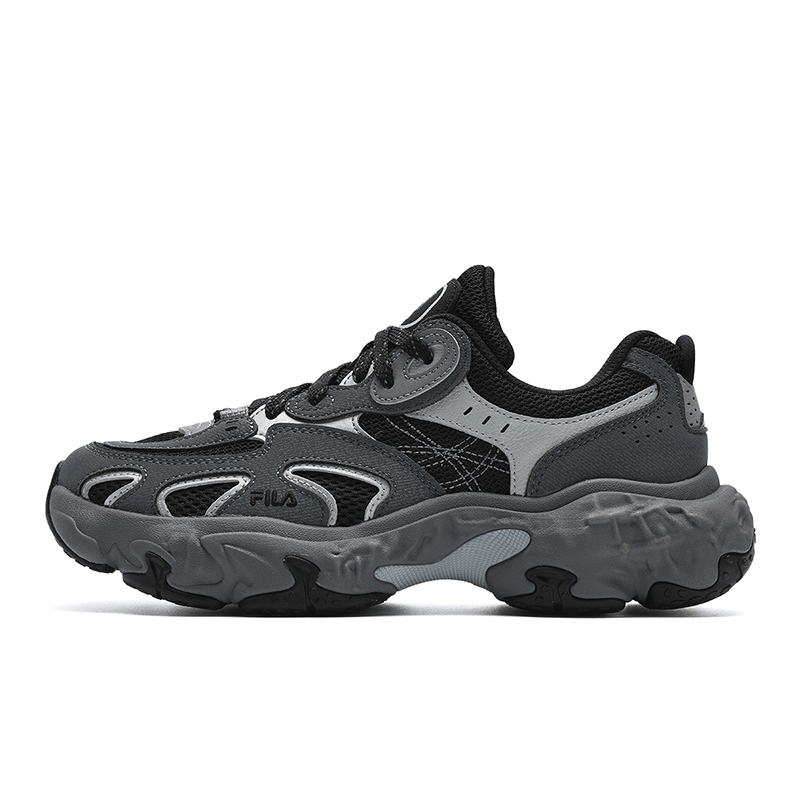 FILA TORNADO Abrasion Resistant Low top Casual Running Shoes Women's Gray Black