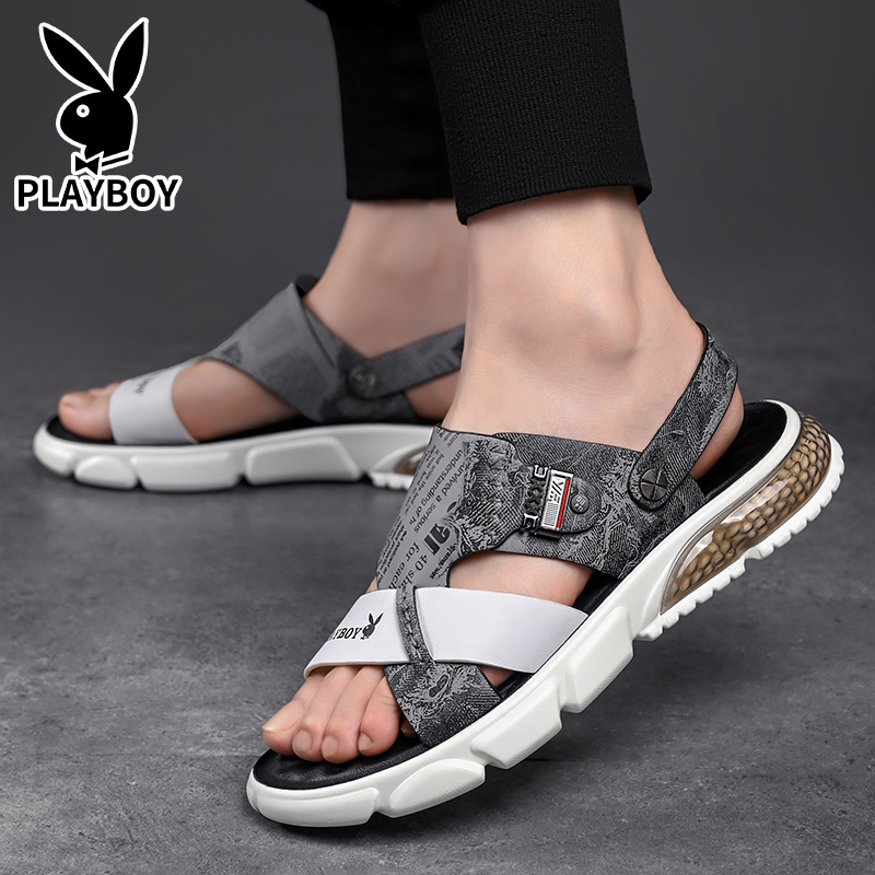 Playboy Beach Sandals Men's White купить в интернет-магазине Yoocart с быстрой доставкой по России.