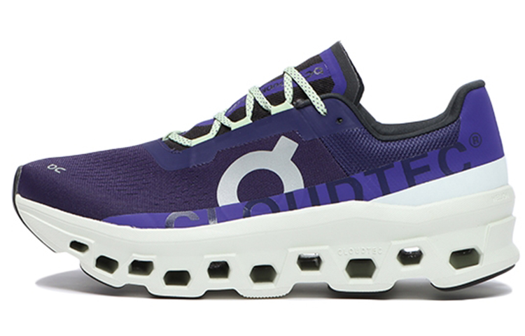 On Running CloudmOnster Acai Purple Yellow