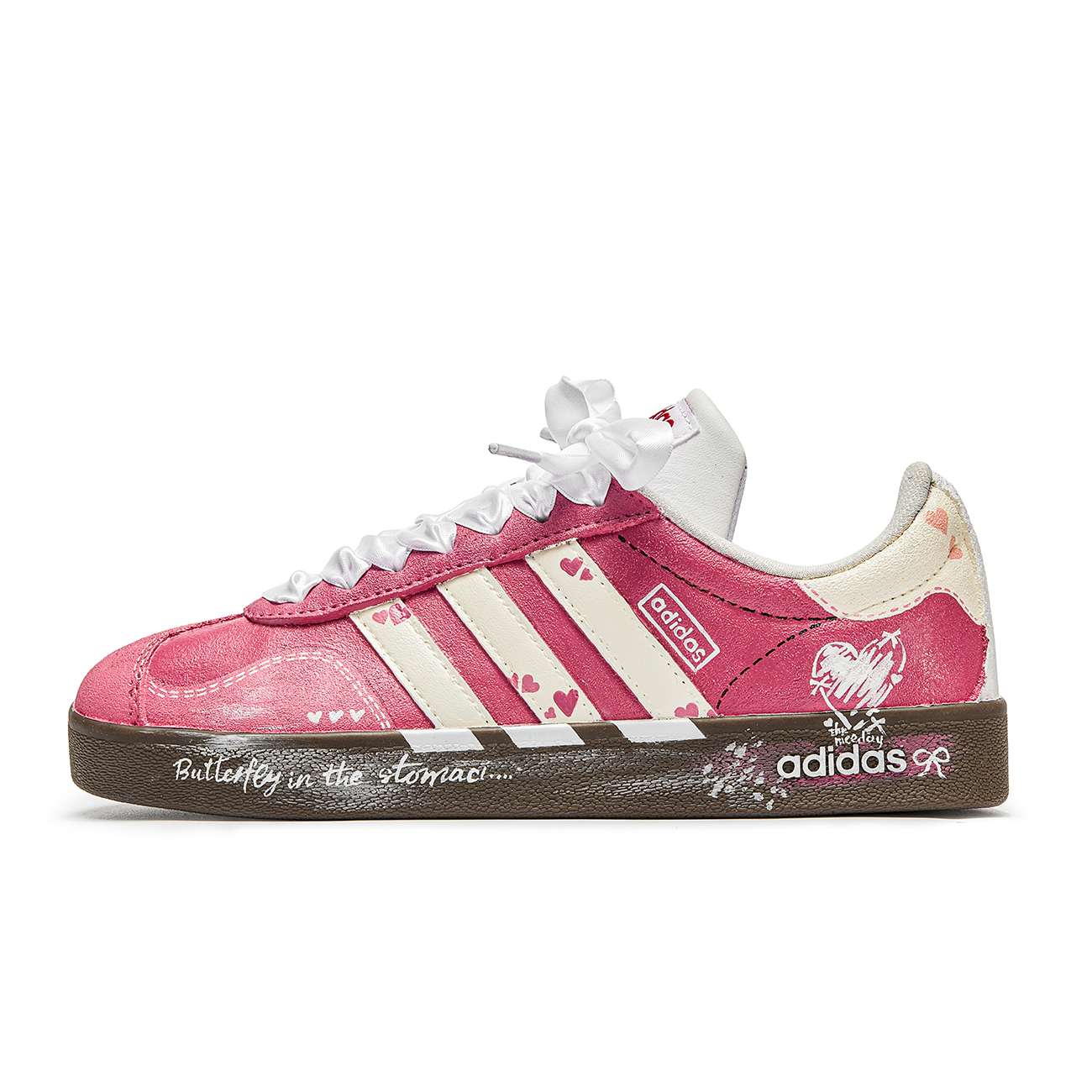 Adidas Neo VL Court Lifestyle Low Top Skateboard Shoes Unisex Pink Brown купить в интернет-магазине Yoocart с быстрой доставкой по России.