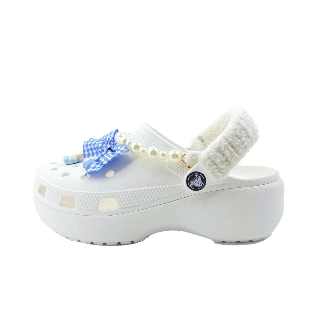 Crocs Classic Platform Clog Clogs Unisex White
