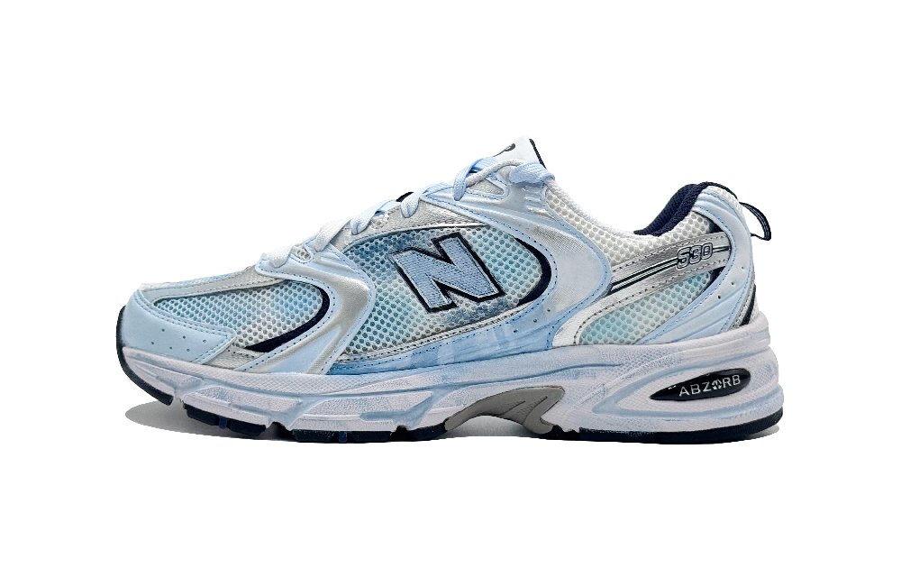 New Balance NB 530 Abrasion Resistant Low Top Running Shoes Unisex Light Blue