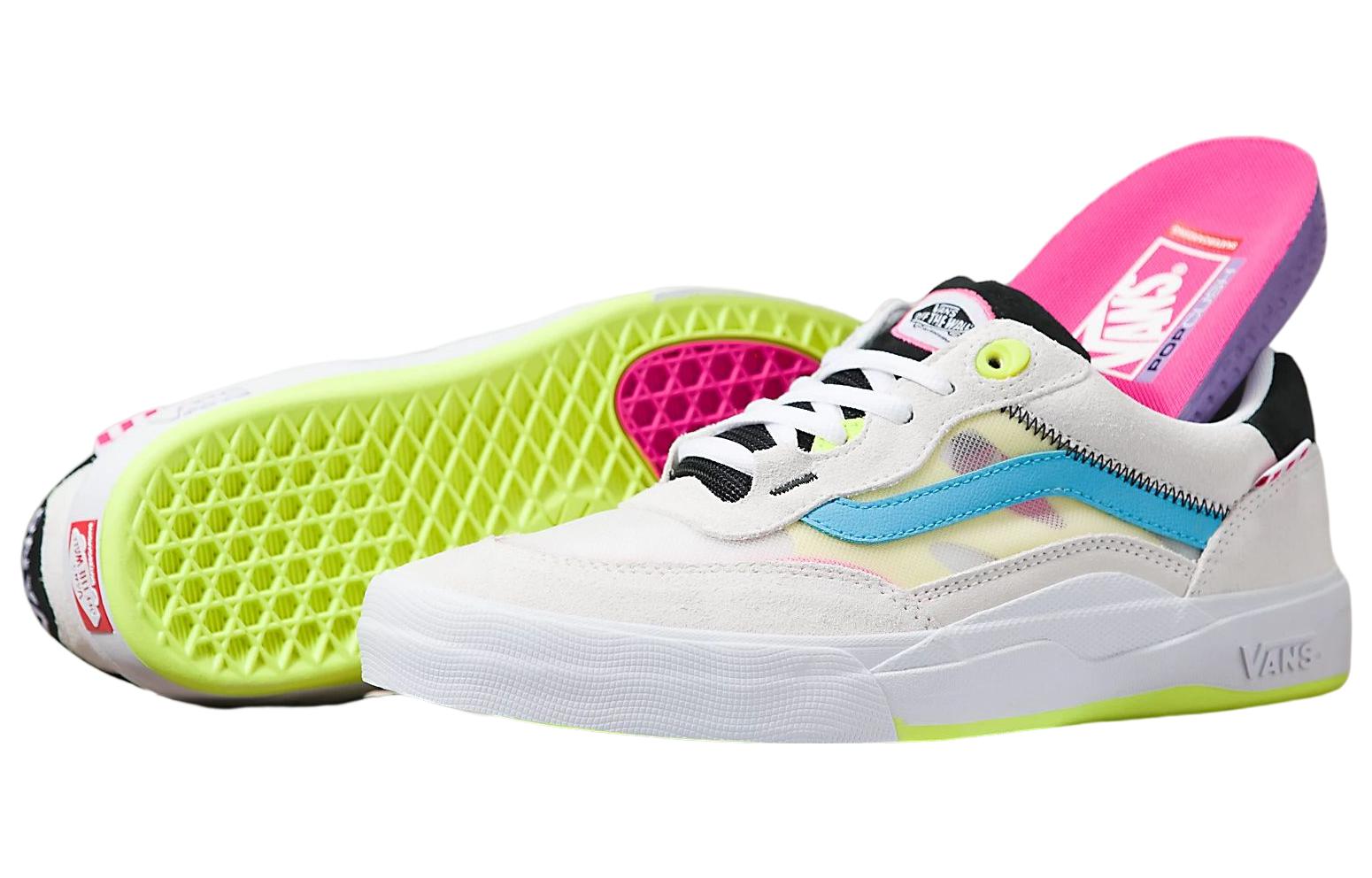 Vans Wayvee Neon 'White Blue Pink'