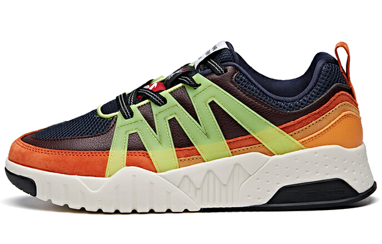 OC x Anta Life Collection Low-Top Casual Shoes Men's Blue Red Orange