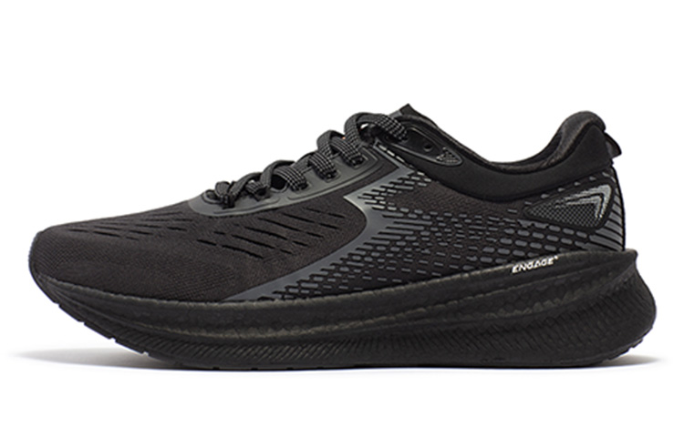 361° Centauri SE Cushioning Anti-Slip Wear-Resistant Breathability Low-Top Running Shoes Men's Obsidian Black