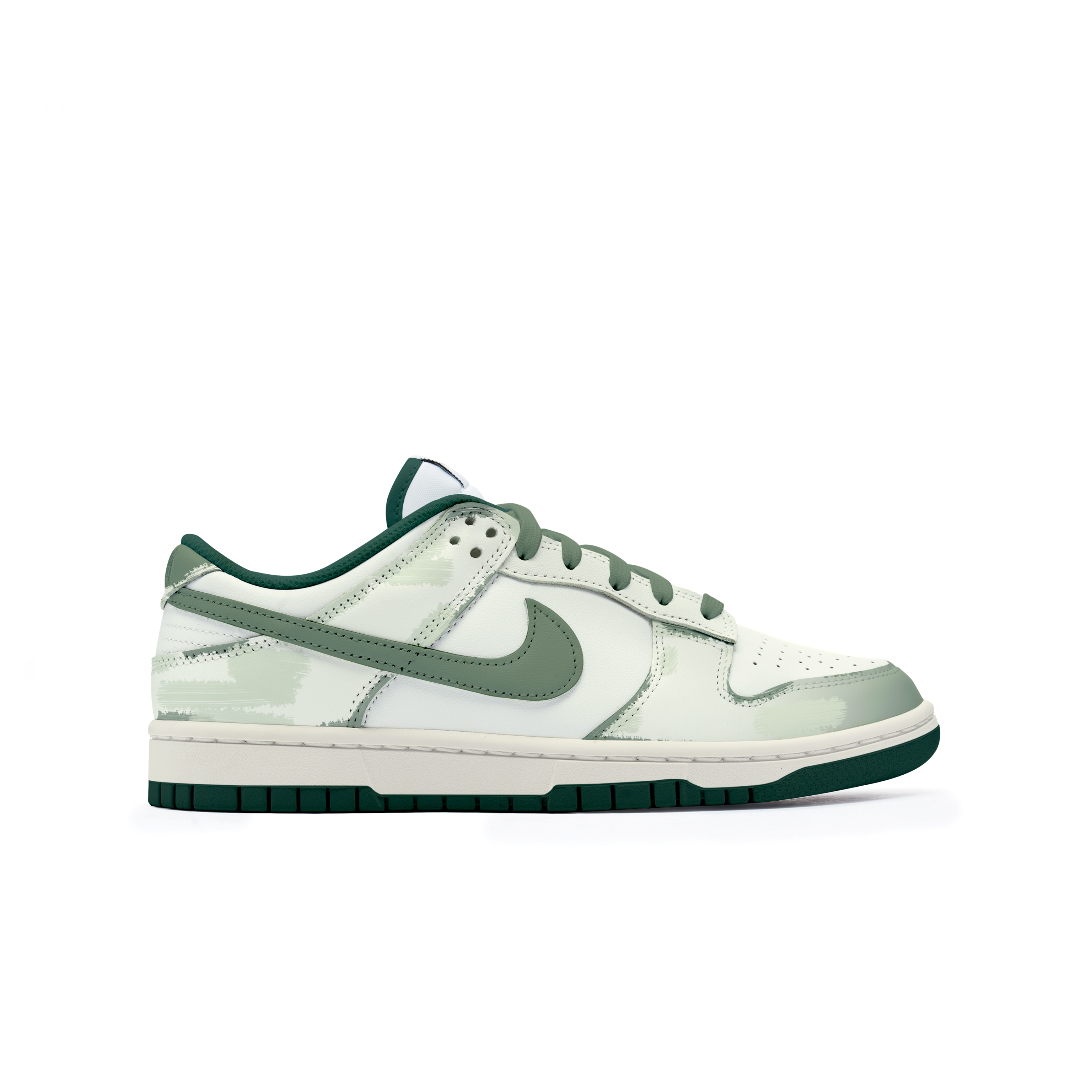 Nike Dunk Slip Resistant Abrasion Resistant Low top Skateboard Shoes Unisex Green