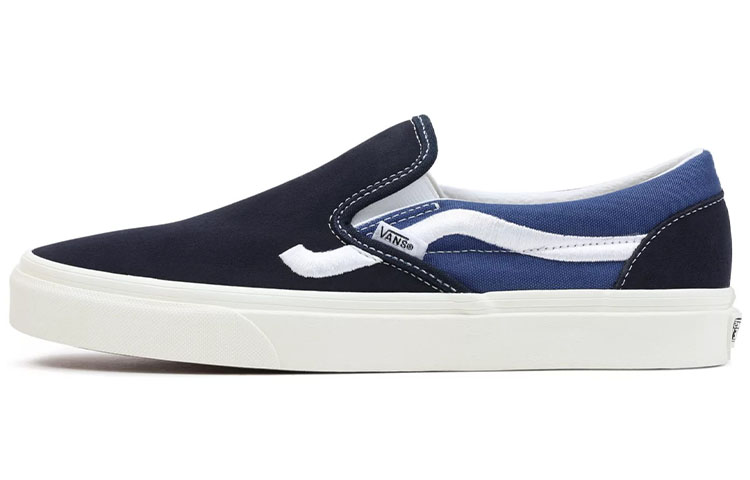 Vans Classic Slip On 'Sidestripe Navy'