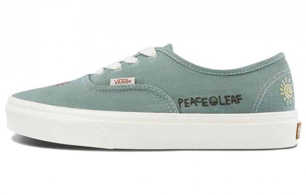 Vans Authentic Low Top Casual Skate Shoes Green Unisex