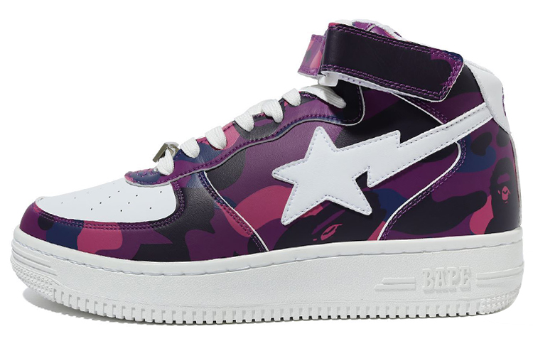 BAPE A BATHING APE Bape Sta Mid Camo Purple