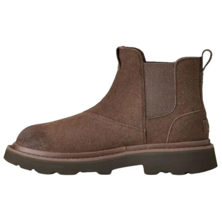 UGG Hybrid Short Chelsea Boots Men's Dark Brown