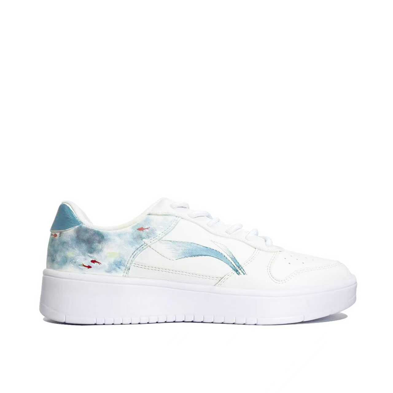 LiNing Pontoon Boats Abrasion Resistant Shock Absorbers Low top Skateboard Shoes Unisex