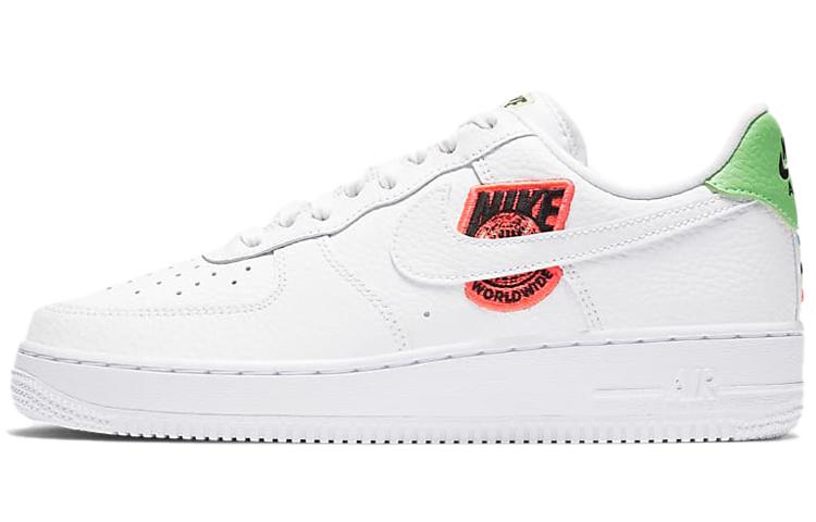 Nike Air Force 1 Low '07 Worldwide Pack Flash Crimson Green Strike Women's