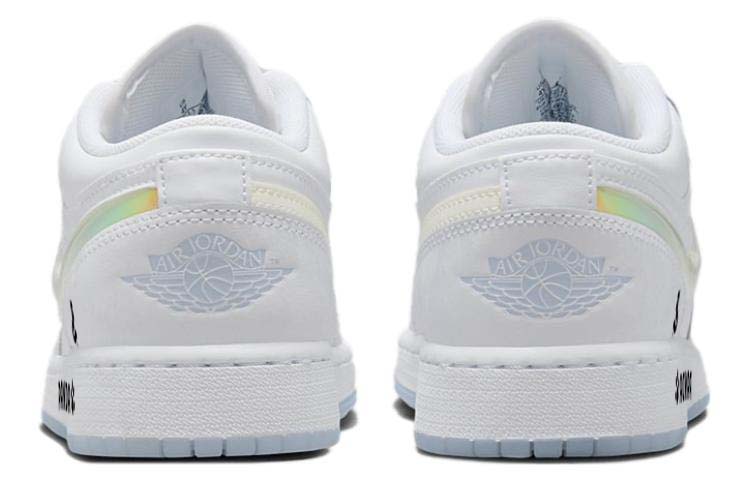 Jordan Air Jordan 1 Wear-Resistant Slip-Resistant Low-Top Vintage Basketball Shoes Women's White купить в интернет-магазине Yoocart с быстрой доставкой по России.