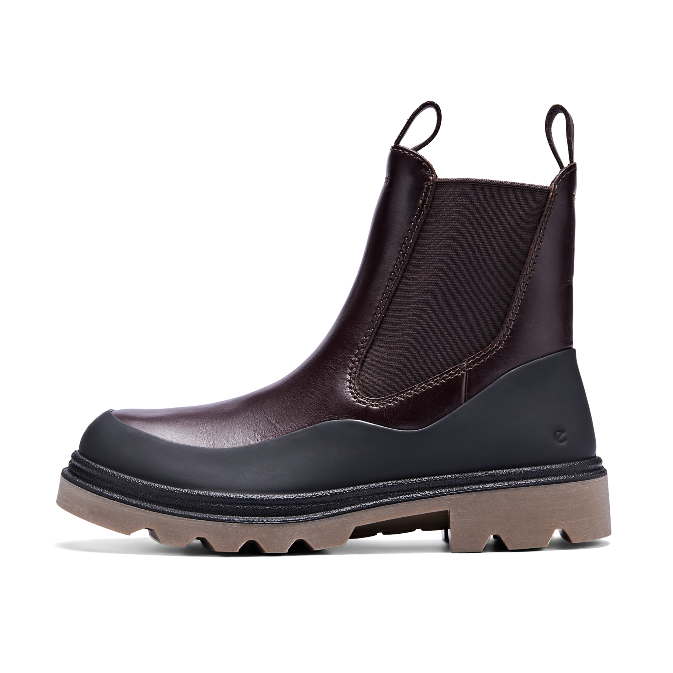 Ecco Innovation Women's Shoes Collection Crew Chelsea Boots Women's Black/Cocoa Brown 214793