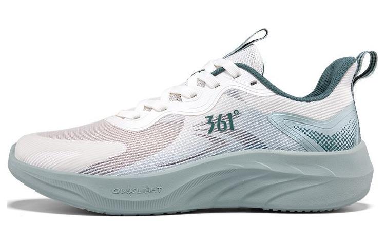 361° Breathable Lightweight Low-Top Running Shoes Men's Light Smoke Green