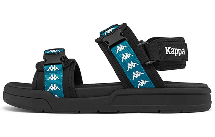 Kappa Beach Sandals Unisex Black/Forest Green