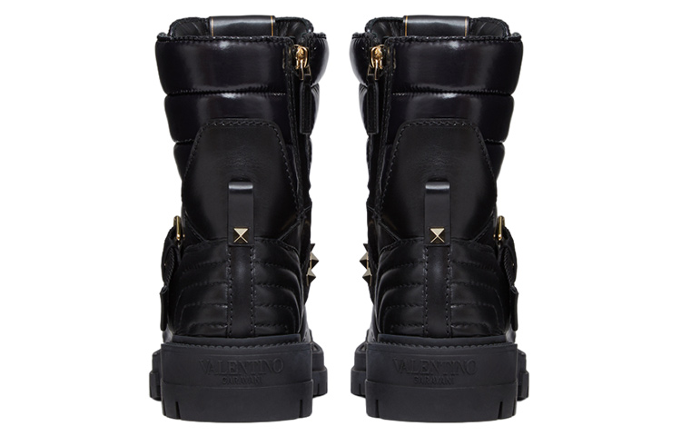 Valentino Rockstud Ankle Boots 2cm Women's Black