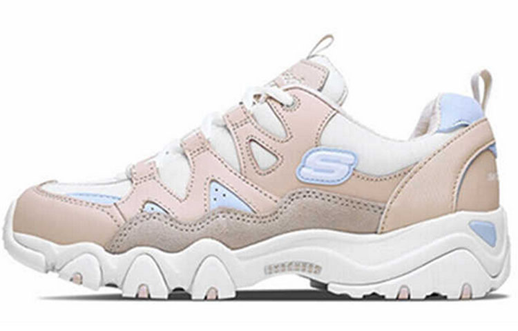 Skechers D'Lites 2.0 Low Top Running Shoes Pink/White Women's