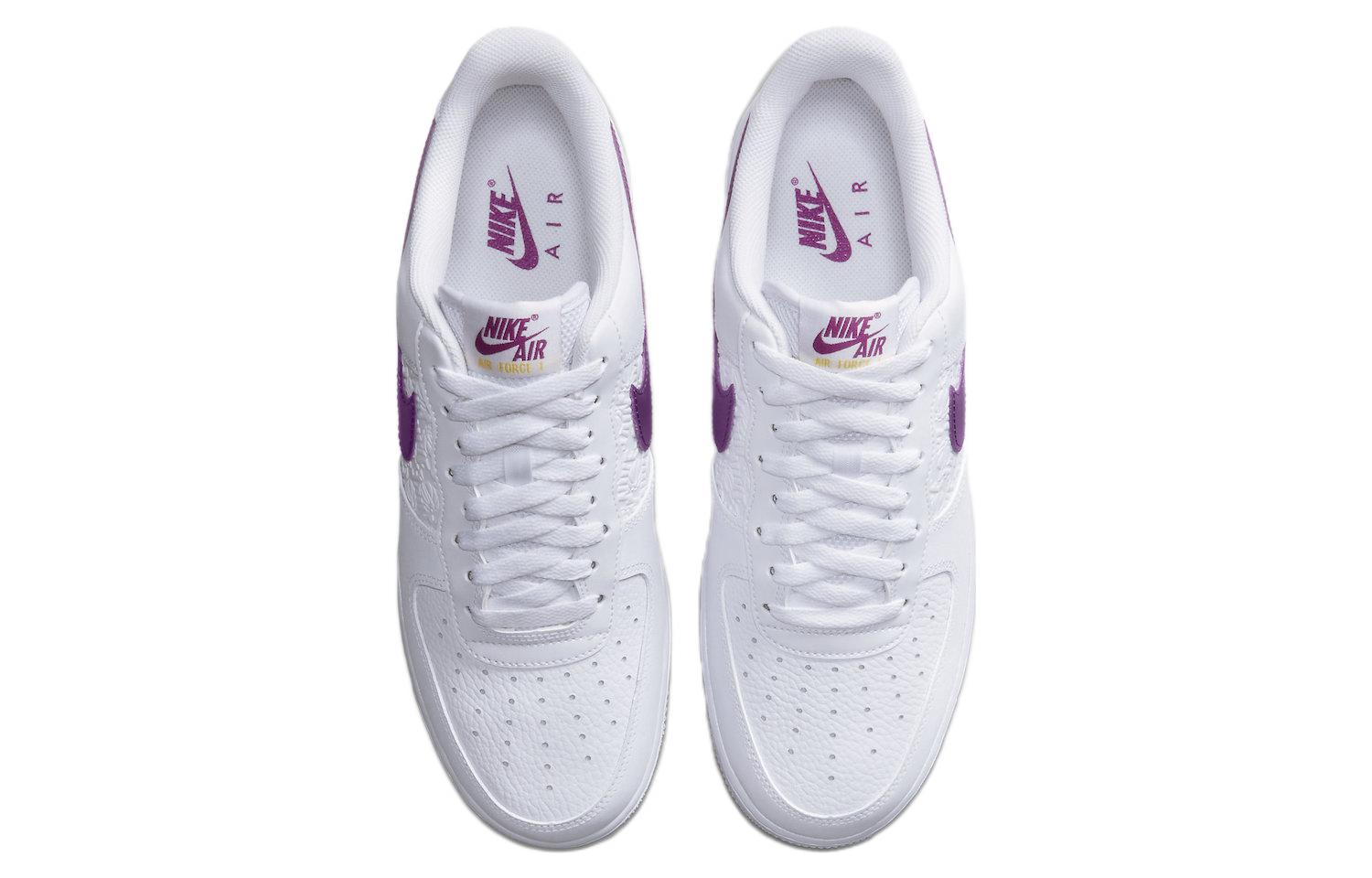 Nike Air Force 1 '07 'Embossed Hoops   Lakers'