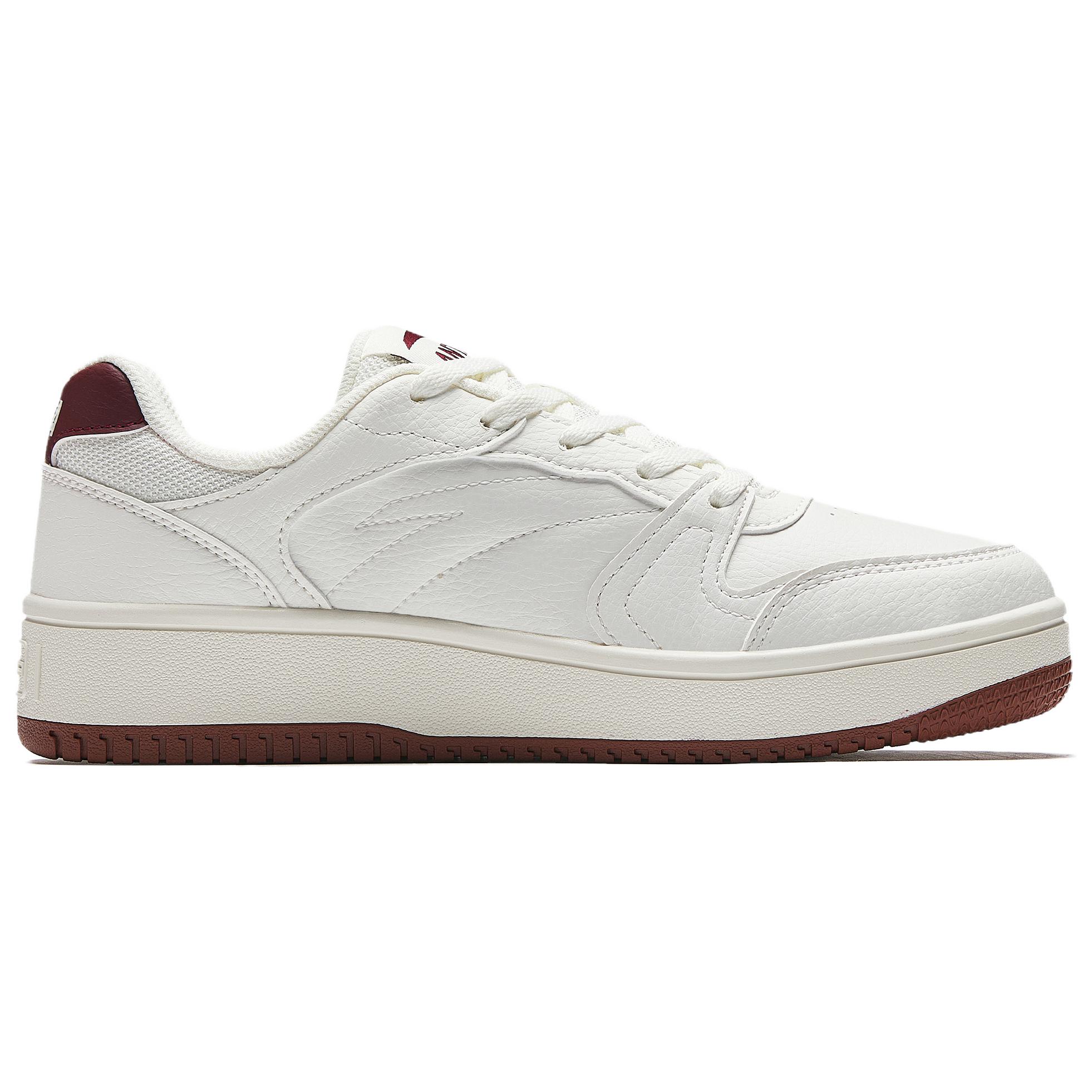 Anta Original Year Slip Resistant Height Increasing Low top Skateboard Shoes Women's White Red купить в интернет-магазине Yoocart с быстрой доставкой по России.