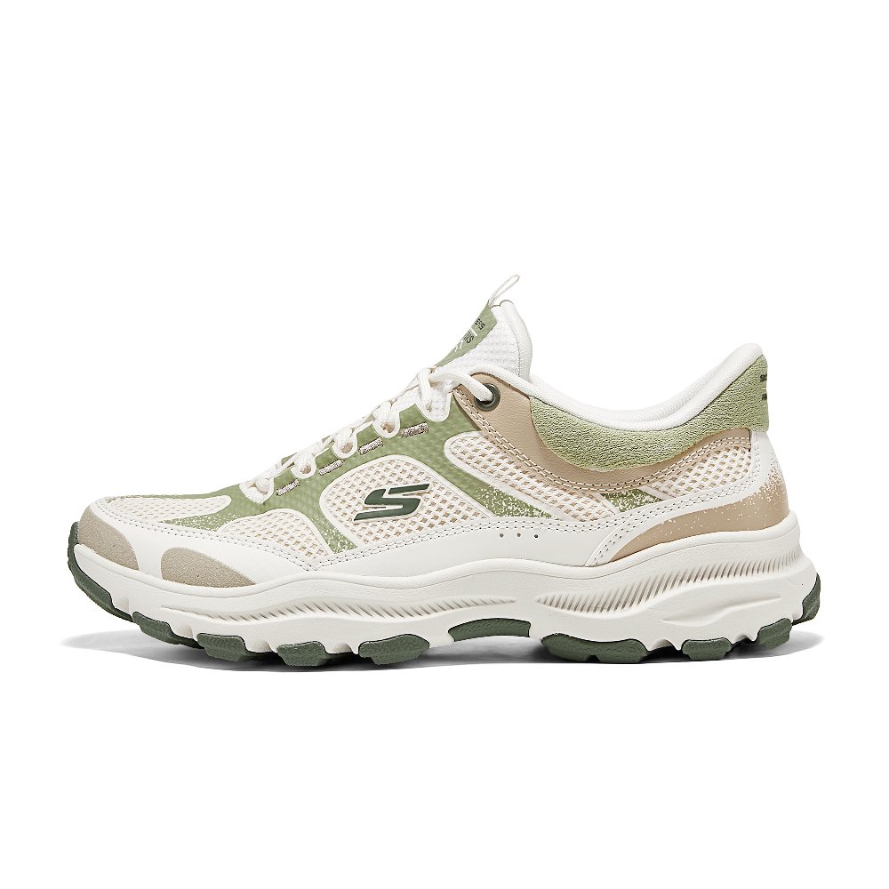 Skechers Abrasion Resistant Low Top Hiking Shoes Women's White Green