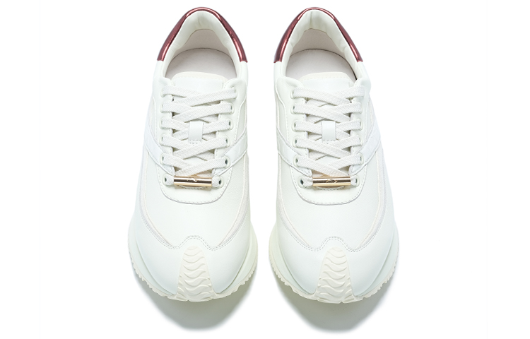 LI-NING 1990 Zhengrong Anti-Slip Wear-Resistant Low-Top Sports Casual Shoes Women's White Red