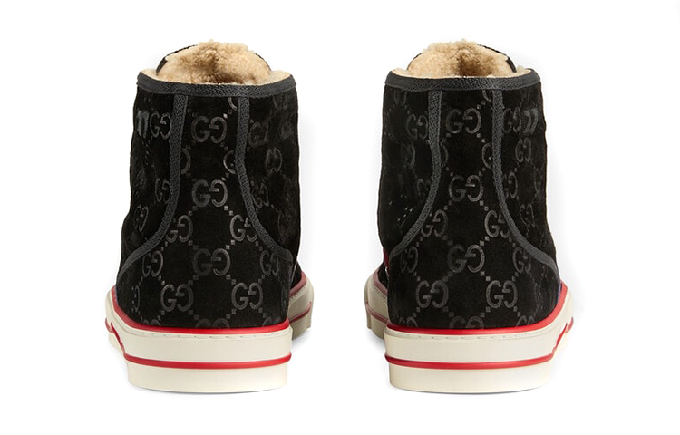 GUCCI Tennis 1977 Stylish Skateboarding Shoes Men's Black Red купить в интернет-магазине Yoocart с быстрой доставкой по России.