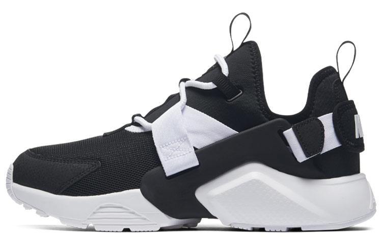 Nike Air Huarache City Low Black Black White Women's