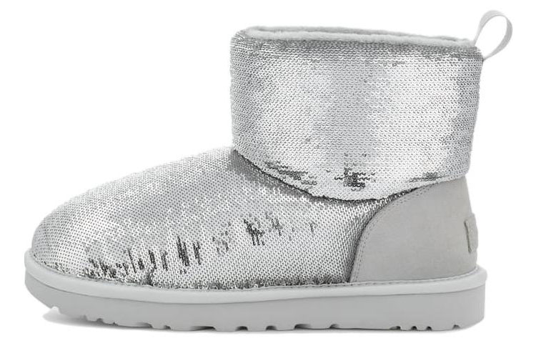 UGG Classic Mini Boot Mirror Ball Silver Women's