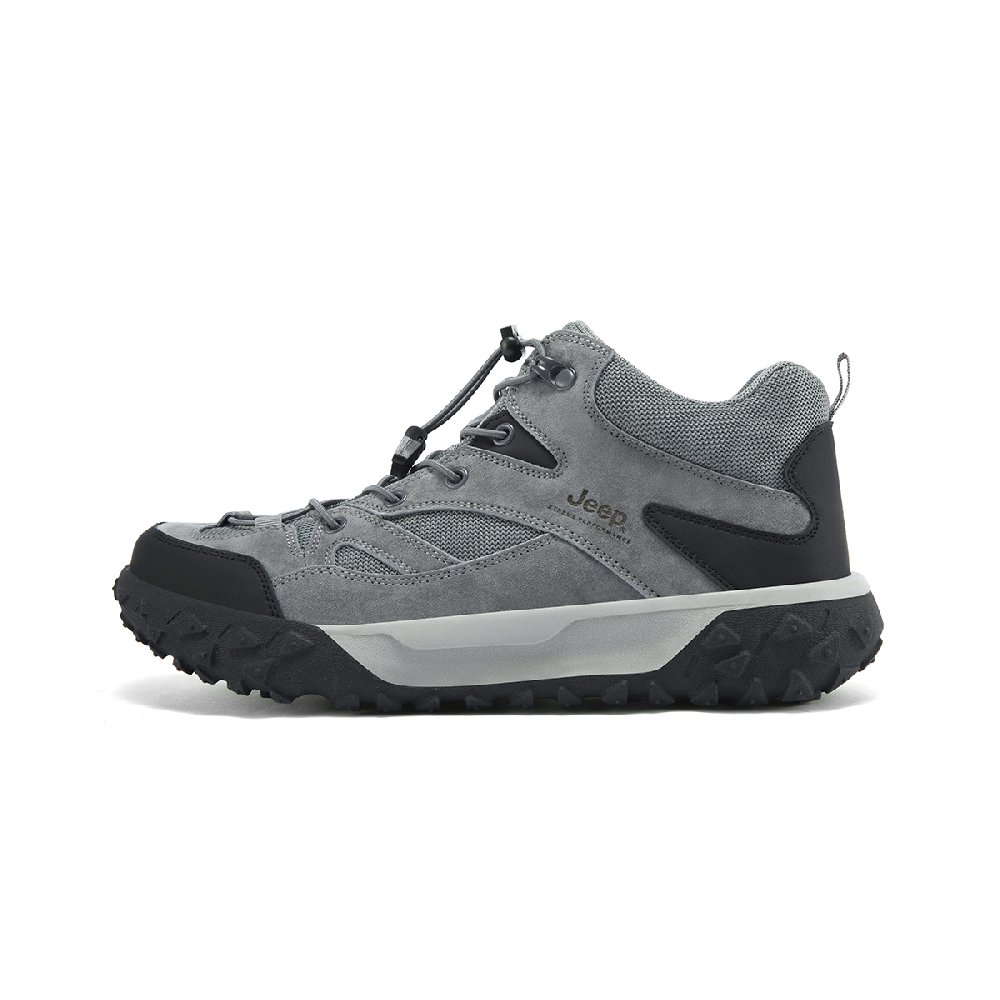 Jeep Anti-Slip Wear-Resistant Mid-Top Trekking Shoes Men's