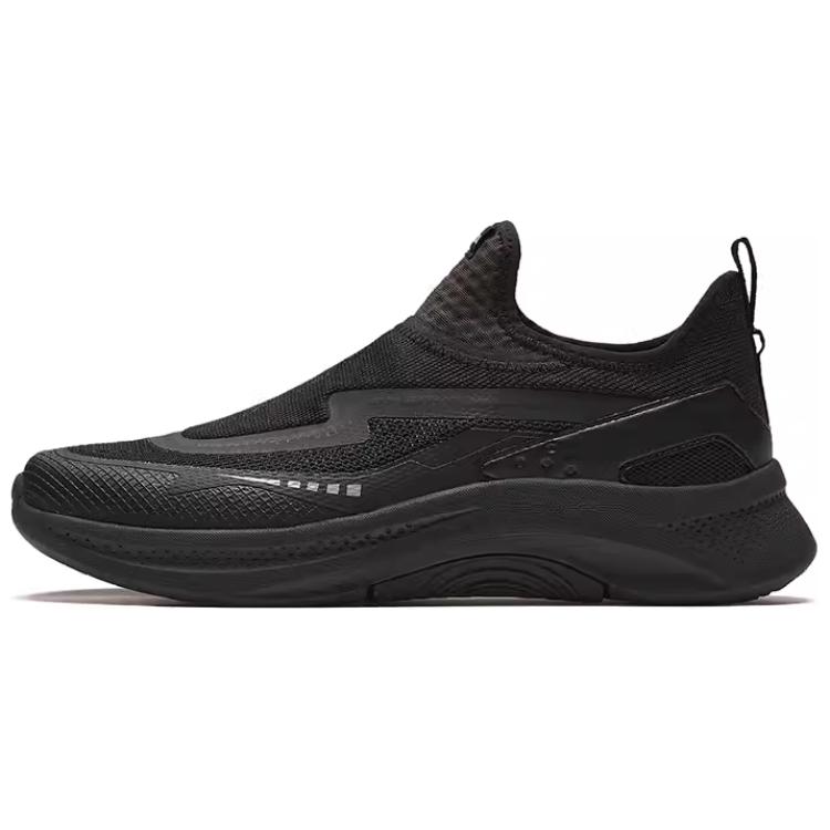Anta Cushioning Wear-Resistant Low-Top Casual Shoes Men's Black