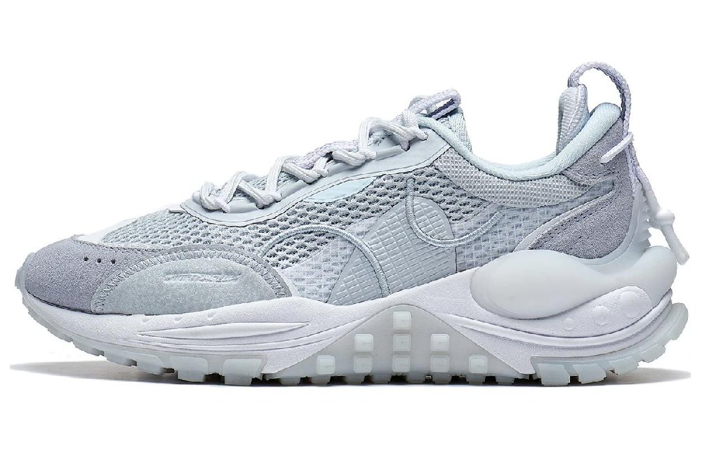 LiNing CF Star Track Anti Slip Wear Resistant Low Top Sports Casual Shoes Women's Dawn Gray