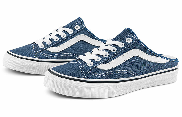 Vans Style 36 Mule Low Tops Casual Skateboarding Shoes Unisex Denim Blue