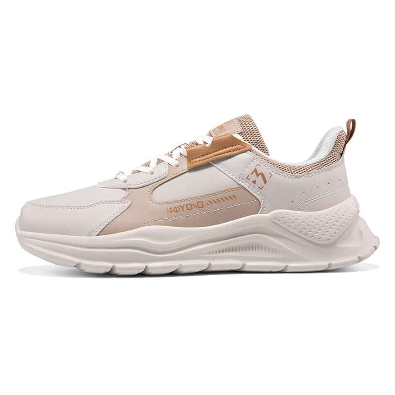 361° Slip Resistant, Abrasion Resistant, Lightweight Low Top Casual Running Shoes Men's Beige Umber