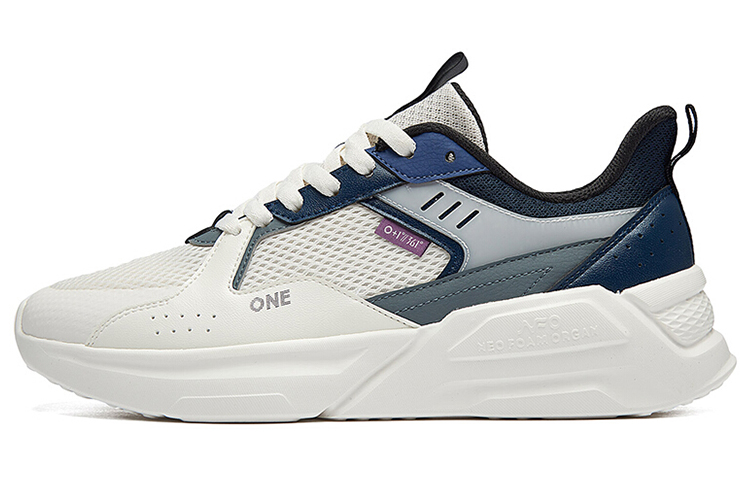 361° NFO Low-Top Casual Shoes Men's Beige Blue