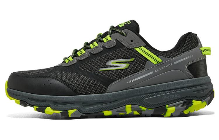 Skechers Non-slip Lightweight Low-Top Running Shoes Men's Green
