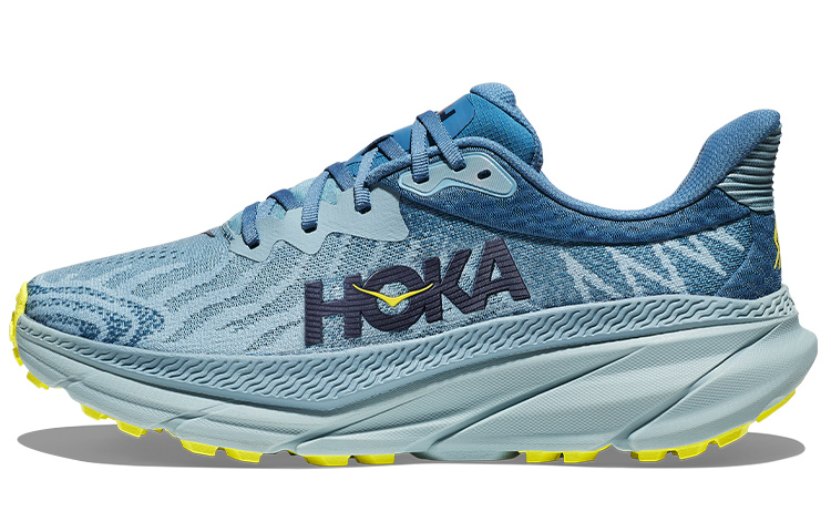 HOKA ONE ONE Challenger Atr 7 2E Wide 'Stone Blue Evening Primrose'