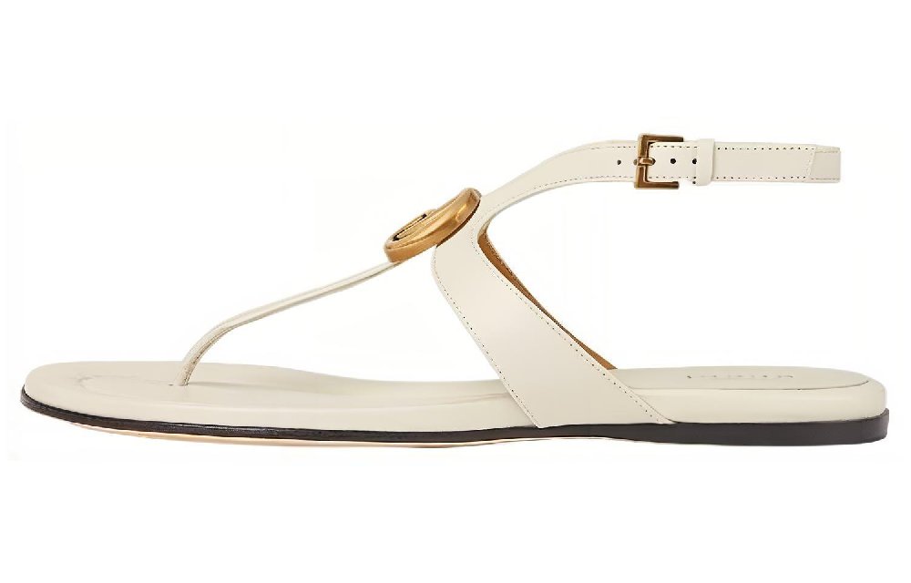 GUCCI Strap Sandals Women's White