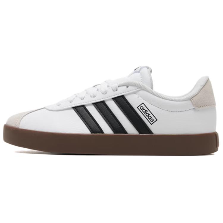 Adidas VL COURT 3.0 Anti Slip Wear Resistant Low Top Skateboard Shoes Women's White