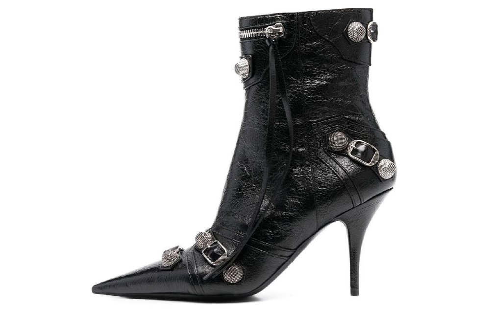 Balenciaga Cagole Heeled Boots Women's