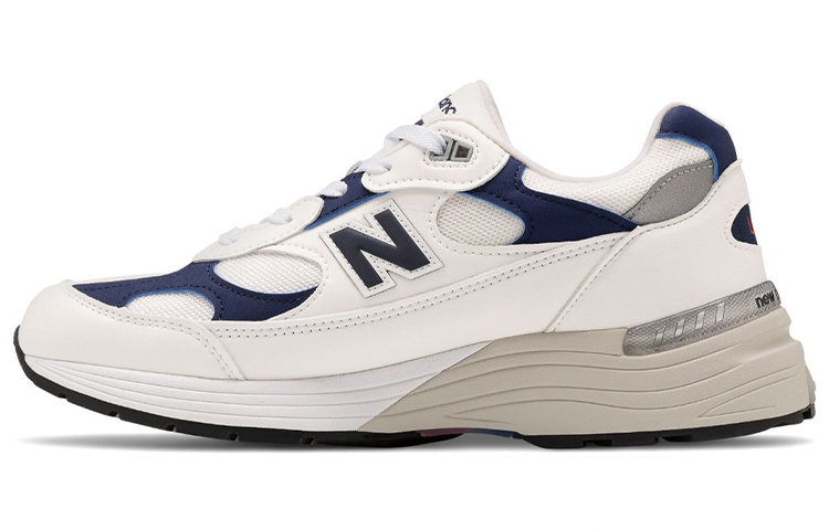 New Balance 992 White Navy