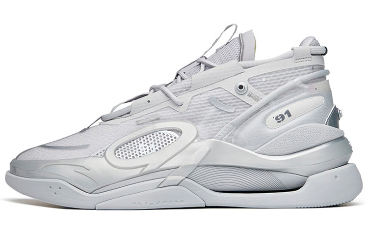 Anta AT91 Low-Top Skateboard Shoes Men's Silver