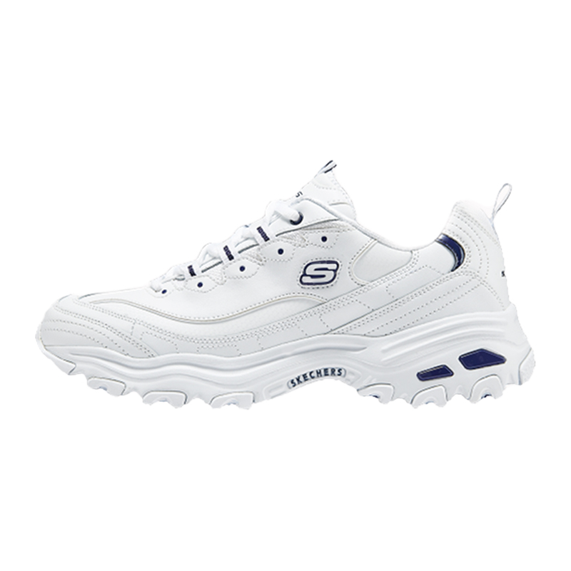 Skechers D'LITES 1.0 Low Top Chunky Sneakers Men's White