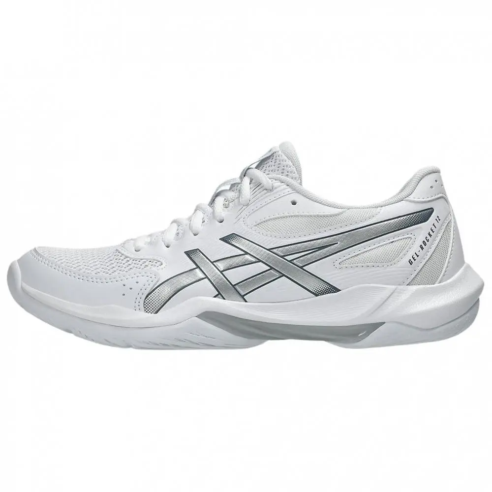 Asics Gel Rocket 12 White Pure Silver Women's