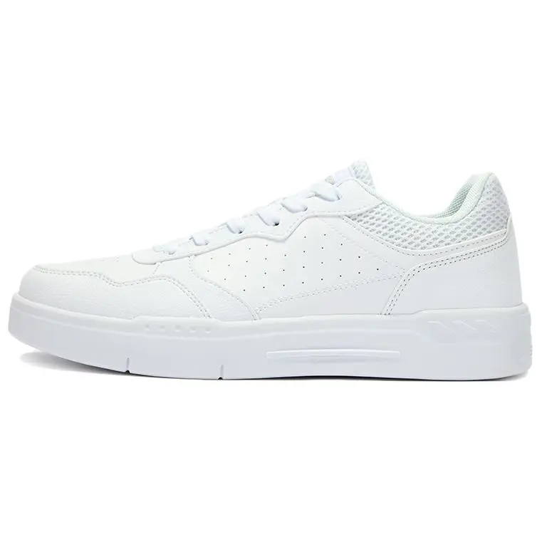 361° Cushioning Lightweight Low Top Skateboard Shoes Men's White