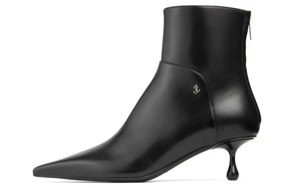 Jimmy Choo Cycas 50mm Leather Ankle Boots